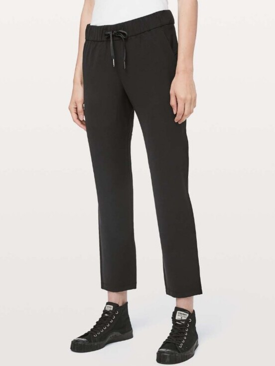 lululemon athletica Pants - Lulu On The Fly Woven Black Women's Pants Size 6